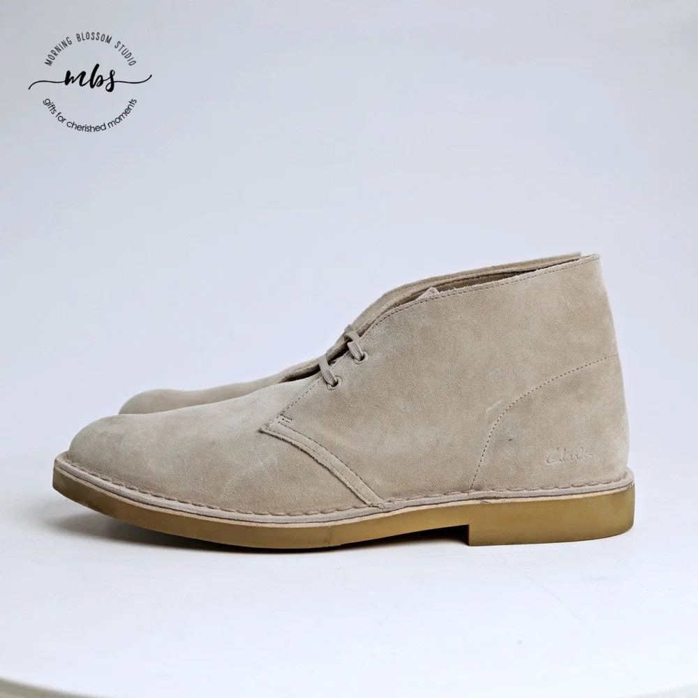 Clarks Desert Boot Classic Heritage Minimalist Chukka Boots Sand Men 13